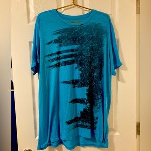 Marc Anthony Men’s Graphic T-Shirt Size X-Large Teal & Black